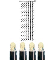 System LED Extra, Vorhang, 100x400cm - Schwarz, Warmweiss