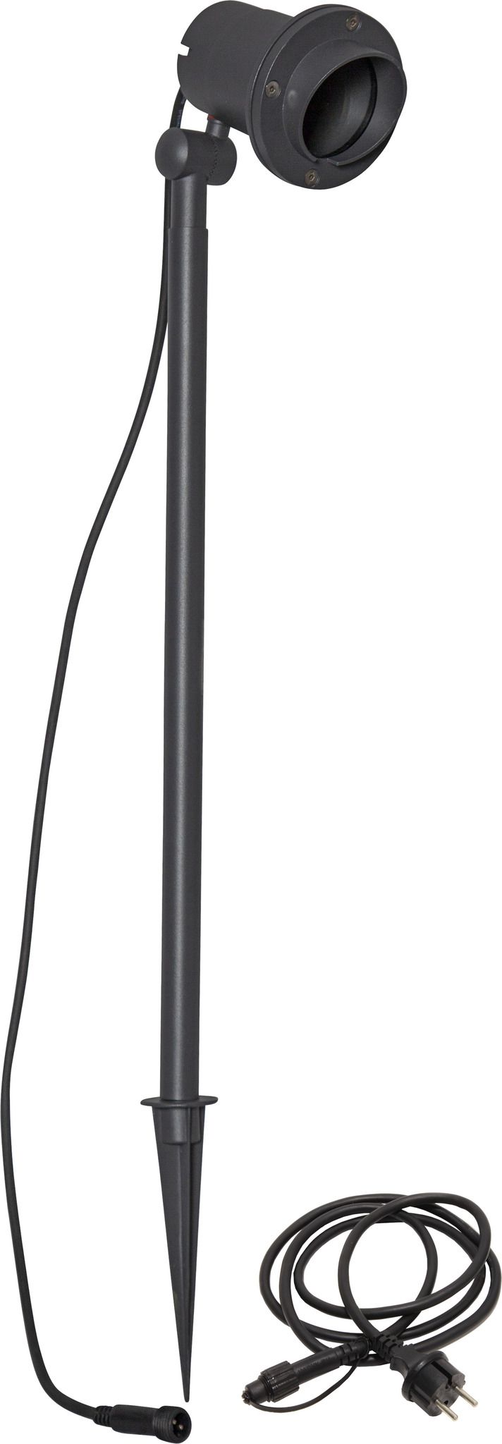 Outdoor Decoration Spotlight Focus - IP44, GU10, Grau