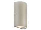 Rold - 2X5W, 2x350lm, 3000K, IP54, CRI 80, 2x125°, geschliffen, nicht dimmbar, L=90mm, B=55mm, H=160mm
