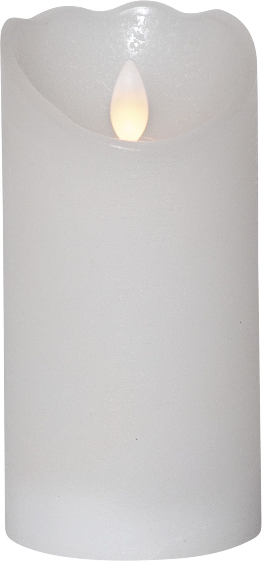 LED Pillar Kerze Glow - Indoor, Weiss, 15cm Höhe, Timerfunktion