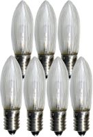 Ersatzlampen 7 Pack  Universal LED - E10, 5Lm, 2100K, 0.2W, 10-55VAC