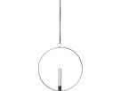 Indoor Decoration Flamme Ring - Indoor, Silber, 30cm Höhe, Timerfunktion