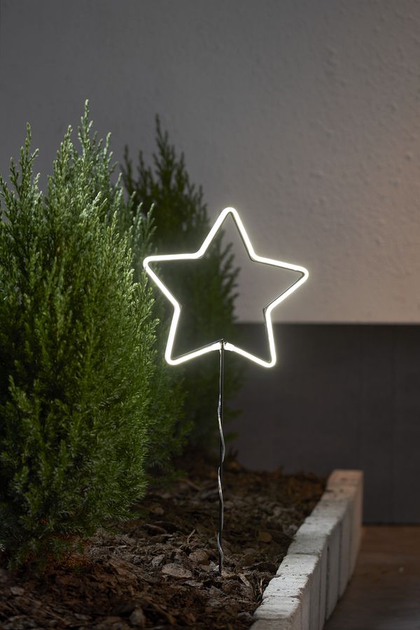 Outdoor Decoration NeonStern - IP44, Weiss, 72 LED's
