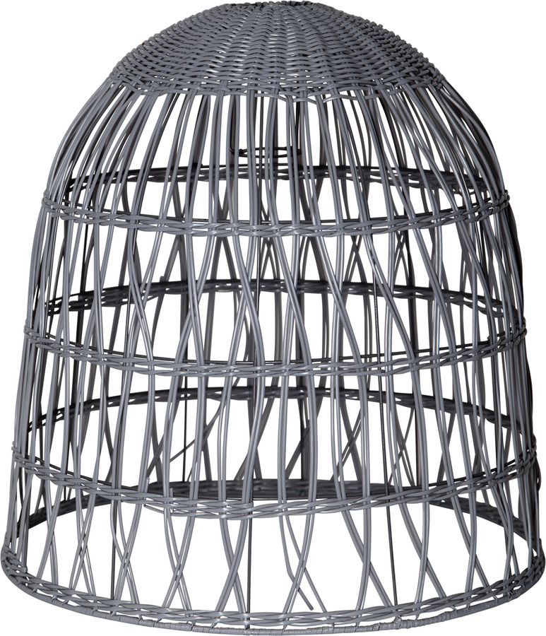 Lampenschirm KNUTE - Grau, 50 x 48 cm, exkl. Zuleitungskabel