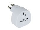 Reiseadapter World to Switzerland, weiss - Out: CH In: IT, BRA, UK, USA/Japan Typ A/B, AUS/China