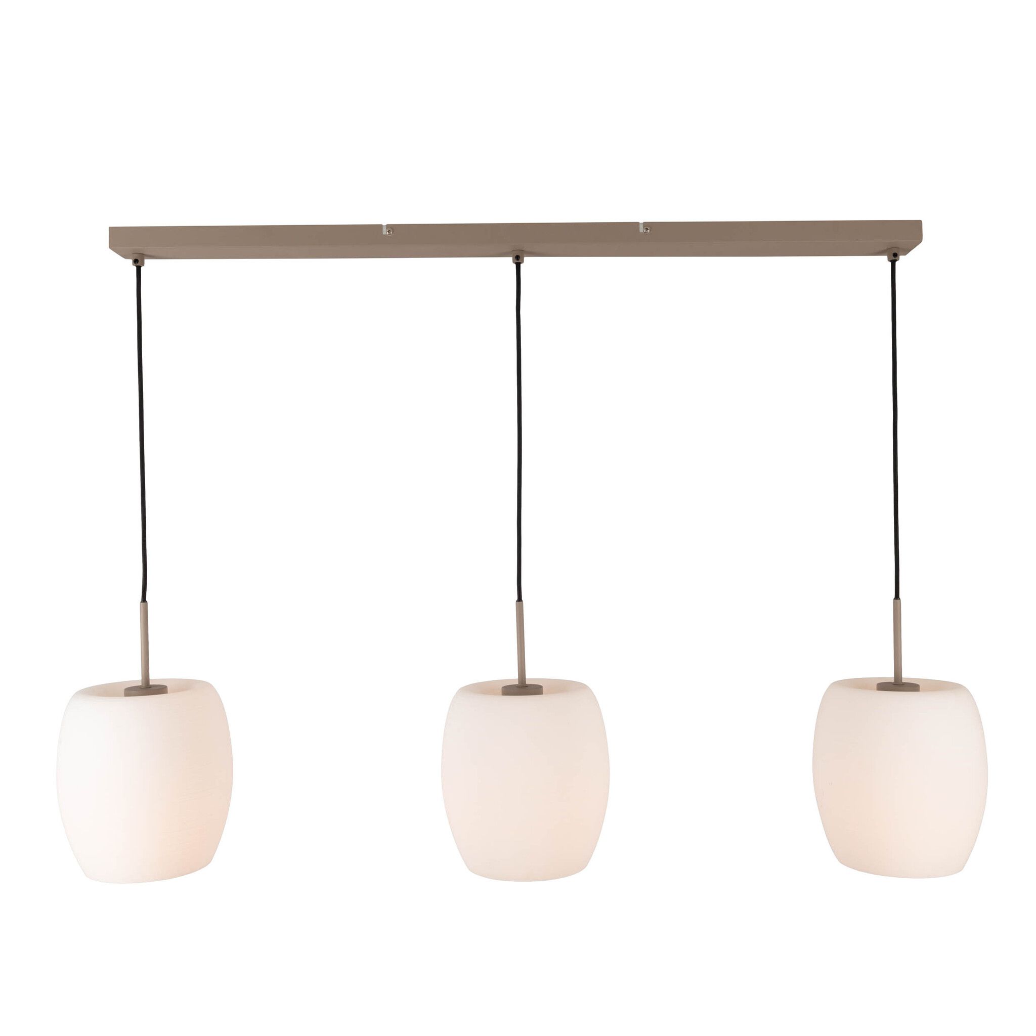3er Pendelleuchte  NIRELIA  L: 110cm beige - IP20, E27, Beige