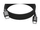 Magnetisches Kabel USB Typ-C auf USB Typ-C - 120 cm,  schwarz