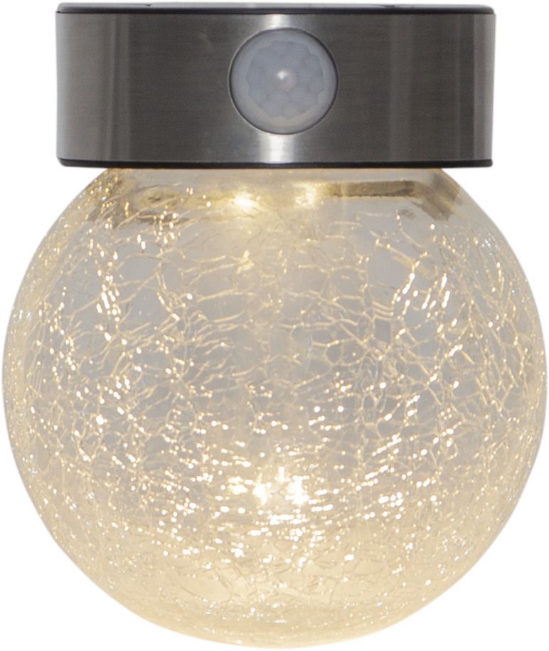 Solar Wand Laterne Glory - Transparent, Lichtfarbe Warmweiss