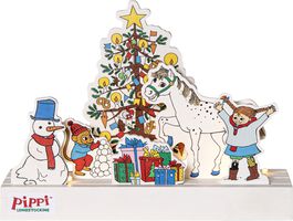 Indoor Dekoration PIPPI - Indoor, Multicolorcolor, 18.50cm Höhe