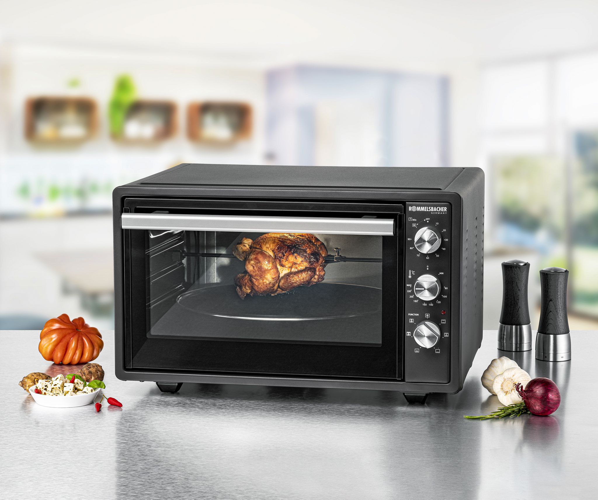 Forno di cottura e cottura alla griglia BG 1650 - Back & Grill Ofen, Schwarz, 1650W