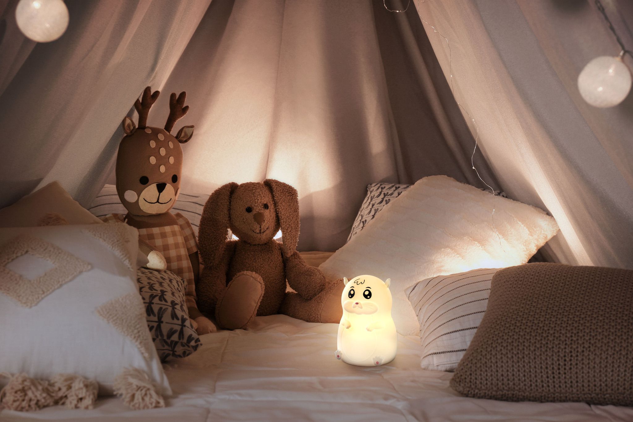 Nachtlicht Hamster - 0.2W, IP20, USB-Ladung
