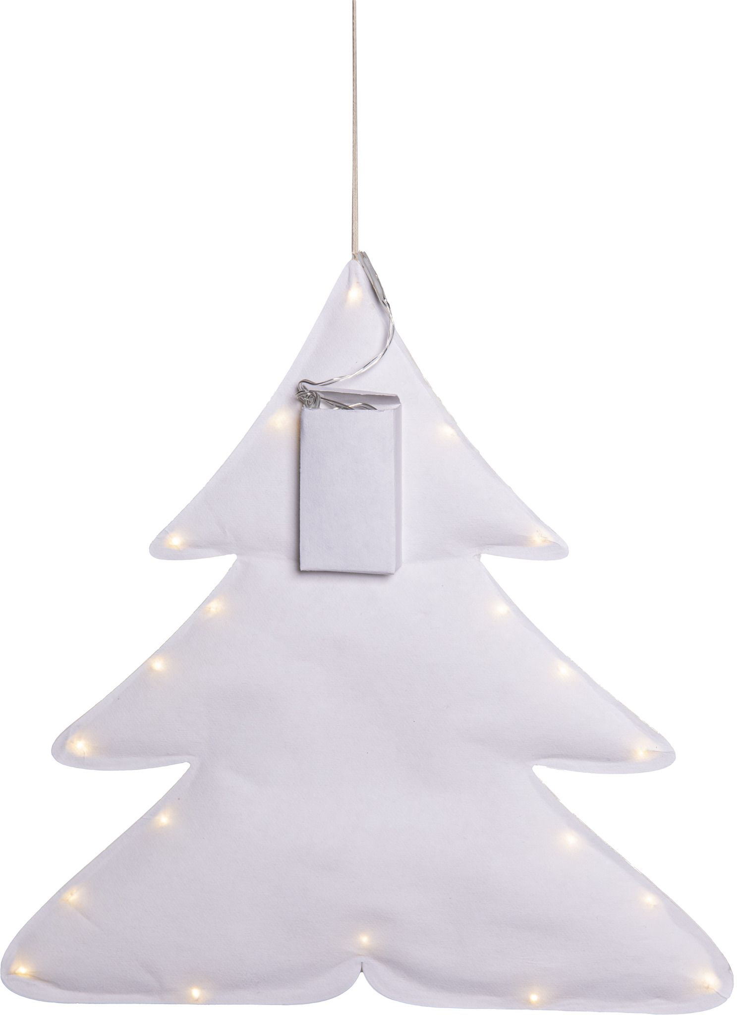 Hängende Decoration Milla - Indoor, Warmweiss, Weiss