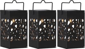 Solar Dekoration Izola mini - Schwarz, Lichtfarbe Warmweiss