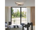 LED-CCT Deckenleuchte  FEVORIA  inkl. 3D-Effekt L/B: 50cm sandweiß - IP20, LED-Modul, Weiss