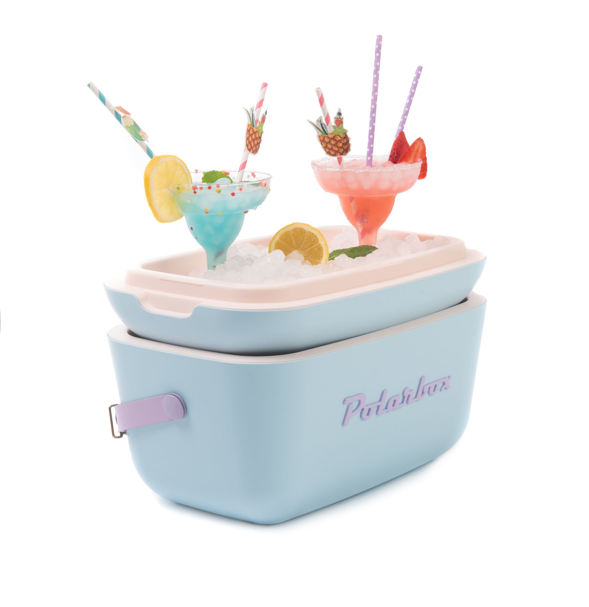 Polarbox Retro Cooler baby Blue 20l - Kühlbox, 20l, Vintage Design