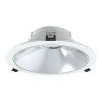 Einbauring CAMELION BL 210 - BL=200-210mm, H=73mm, D=229mm, weiss mit silb. Reflektor