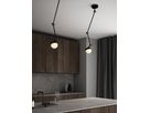 Contina, Wandleuchte/Deckenleuchte, Schwarz - G9, max. 5W, IP20