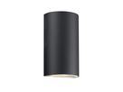 LED Wandanbauleuchte Rold Round - 2X5W , 2x350lm, 3000K, IP54, CRI 80, 2x125°, schwarz, nicht dimmbar, L=90mm, B=55mm, H=160mm