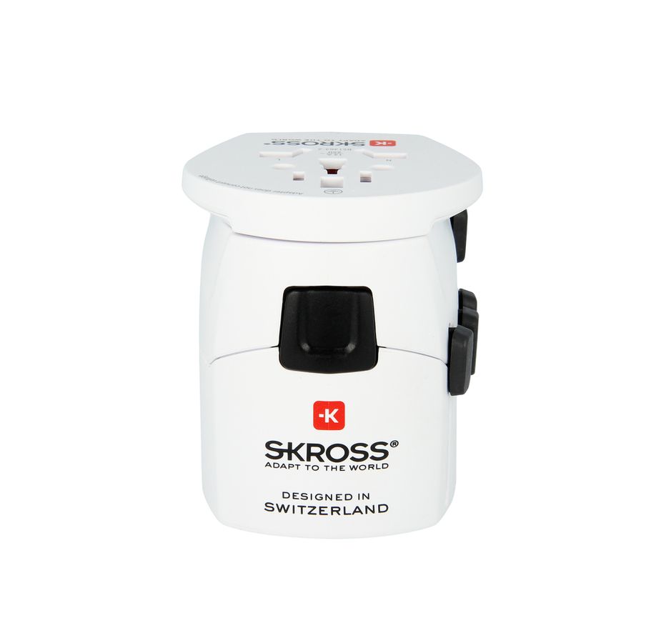 World adattore di viaggio PRO - Out: CH, Schuko, IT, UK, BRA, USA, AUS/China, In: CH, Schuko, IT, UK, USA/Japan, AUS/China