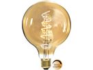 LED Leuchtmittel E27 G125 Decoled Spiral Amber - E27, 180Lm, 2100K, 3.2W, 220-240V AC