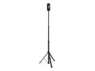 Arbeitsleuchte Triohead 7000R inkl. Tripod wiederaufladbar - 44W, IPX4, USB-Ladung
