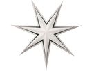 Paper Star Stripe - Indoor, , Weiss