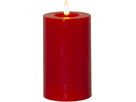 LED Pillar Kerze Flamme Flow - Indoor, Rot, 15 cm höhe, Timerfunktion