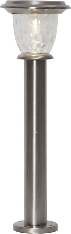 Solar Poller-Leuchte Pireus - Rostfreier Stahl, Lichtfarbe Warmweiss