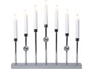 Kerzenleuchter Gustavo - IP20, Chrom, Warmweiss