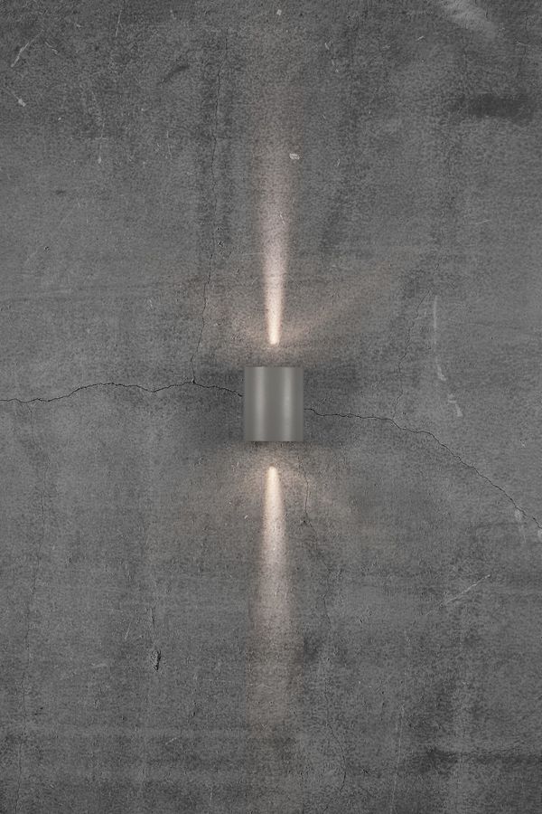 Canto 2, Wandleuchte, Grau - 2X6W LED, 2700K, IP44, 230V