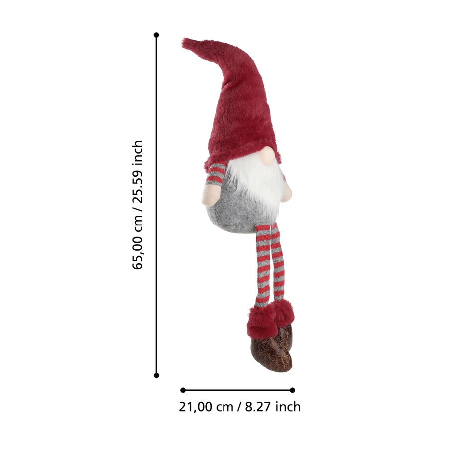 WICHTEL 210X140X650 ROT/GRAU IKARA - WICHTEL 210X140X650 ROT/GRAU IKARA