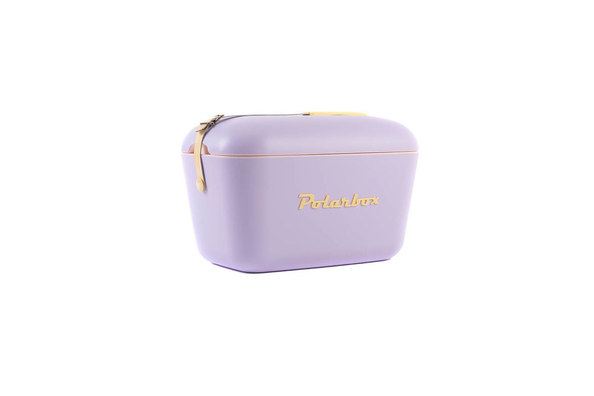 Polarbox Retro Cooler lila 12l - Kühlbox, 12l, Vintage Design