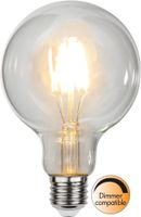 Lampe-Led E27 G95 Clear - E27, 470Lm, 2700K, 4.7W, 220-240VAC