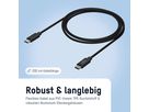 USB Typ-C zu Typ-C Daten und Ladekabel 200 cm - USB Typ-C zu Typ-C Daten und Ladekabel 200 cm