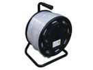 LED Lichtband Strip 50m, beidseitig, auf Kabeltrommel inkl. Anschlusskabel IP55 2-polig - 750W, 65000lm, 4000K, IP65, 120°, CRI >80, transparent, kürzbar, ON/OFF, L=50000mm, B=15.5mm, H=7mm