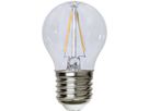 LED Leuchtmittel E27 G45 Clear - E27, 250Lm, 2700K, 2W, 220-240VAC