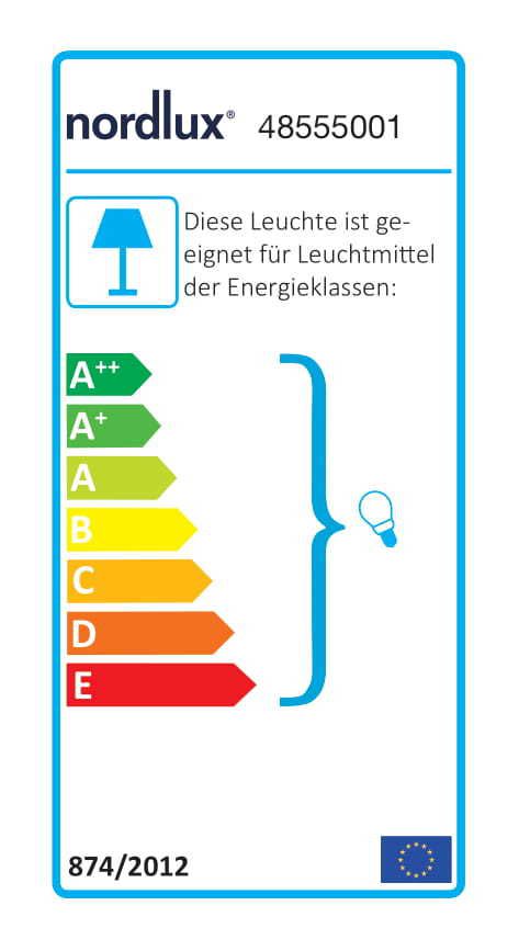 Ellen, Tischleuchte, Weiss - E14, max. 40W, IP20