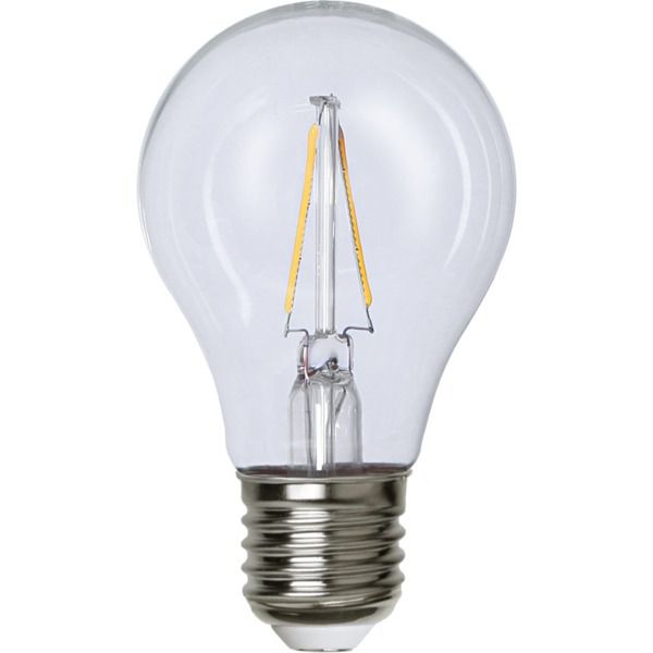LED Leuchtmittel E27 A60 Clear - E27, 220Lm, 2700k, 2W, 220-240