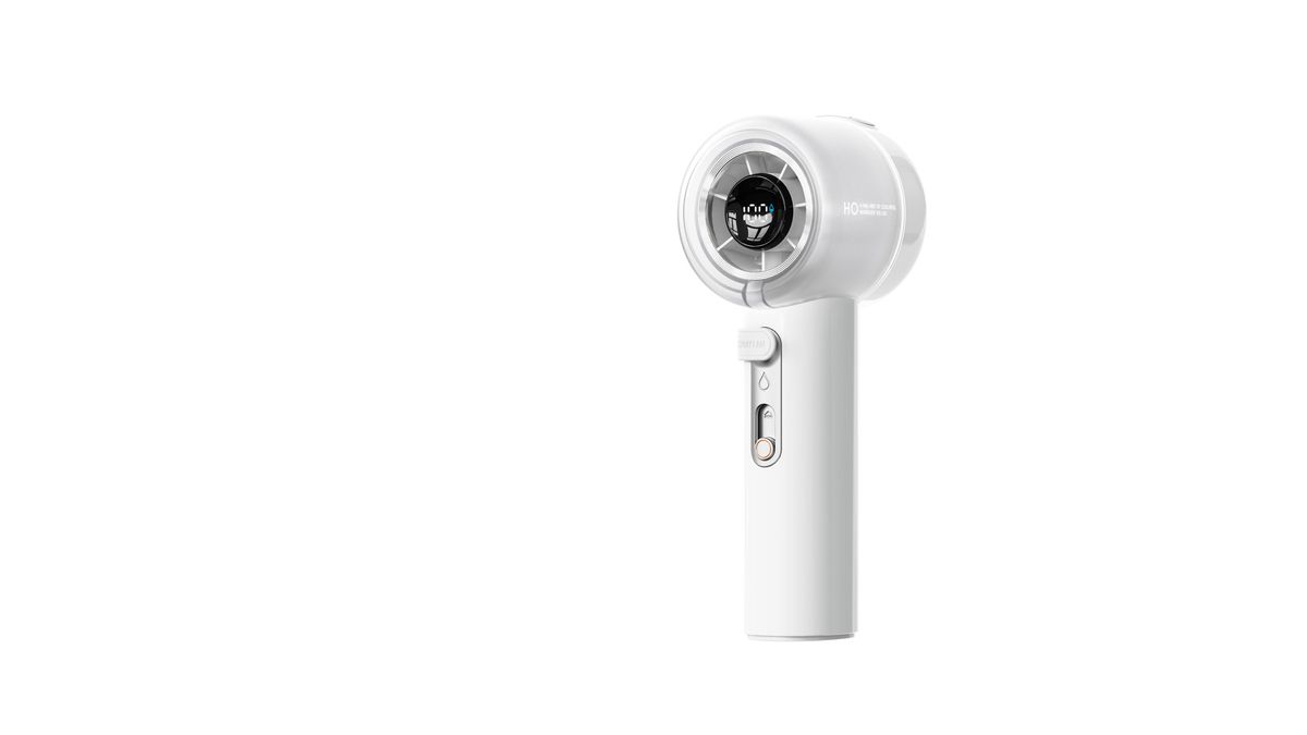 ERSA Handventilator AFW01 weiss 30ml Sprühfunktion - 3000mAh, inkl. USB-C Kabel, wiederaufladbar, Sprühfunktion