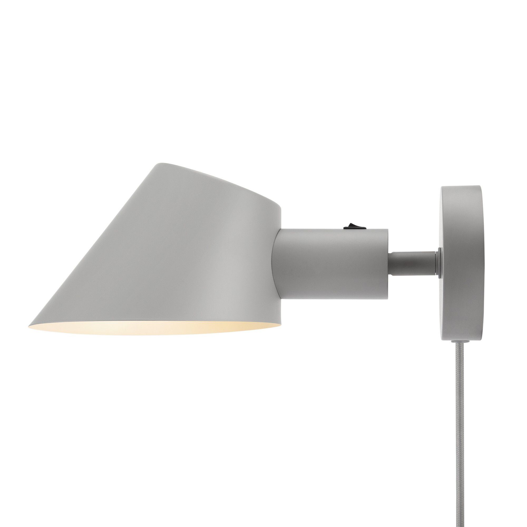 Stay Short, Wandleuchte, Grau - E27, max. 60W, IP20