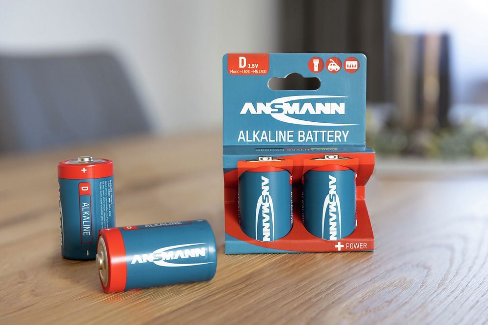 Alkaline Batterie Mono D / LR20 - 2er Blister