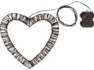 Outdoor Decoration Vicke Heart - Indoor, Outdoor, Warmweiss, Braun