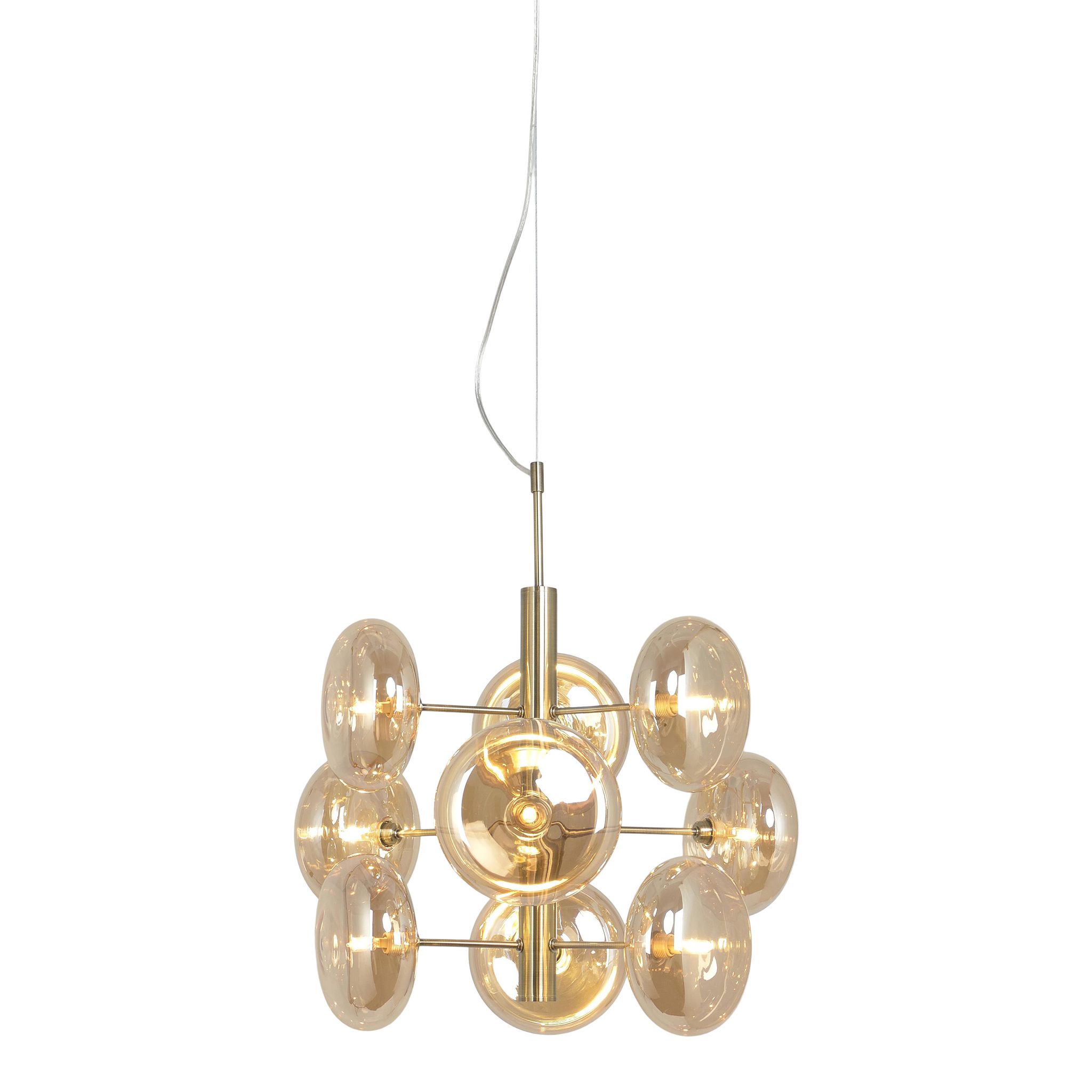 Pendelleuchte Explosion D: ca. 53 cm amber - G9, 252W, IP20