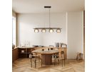 4er Spot Pendelleuchte TEXAS L:90cm smokey exkl. Leuchtmittel - E27, IP20, 230V