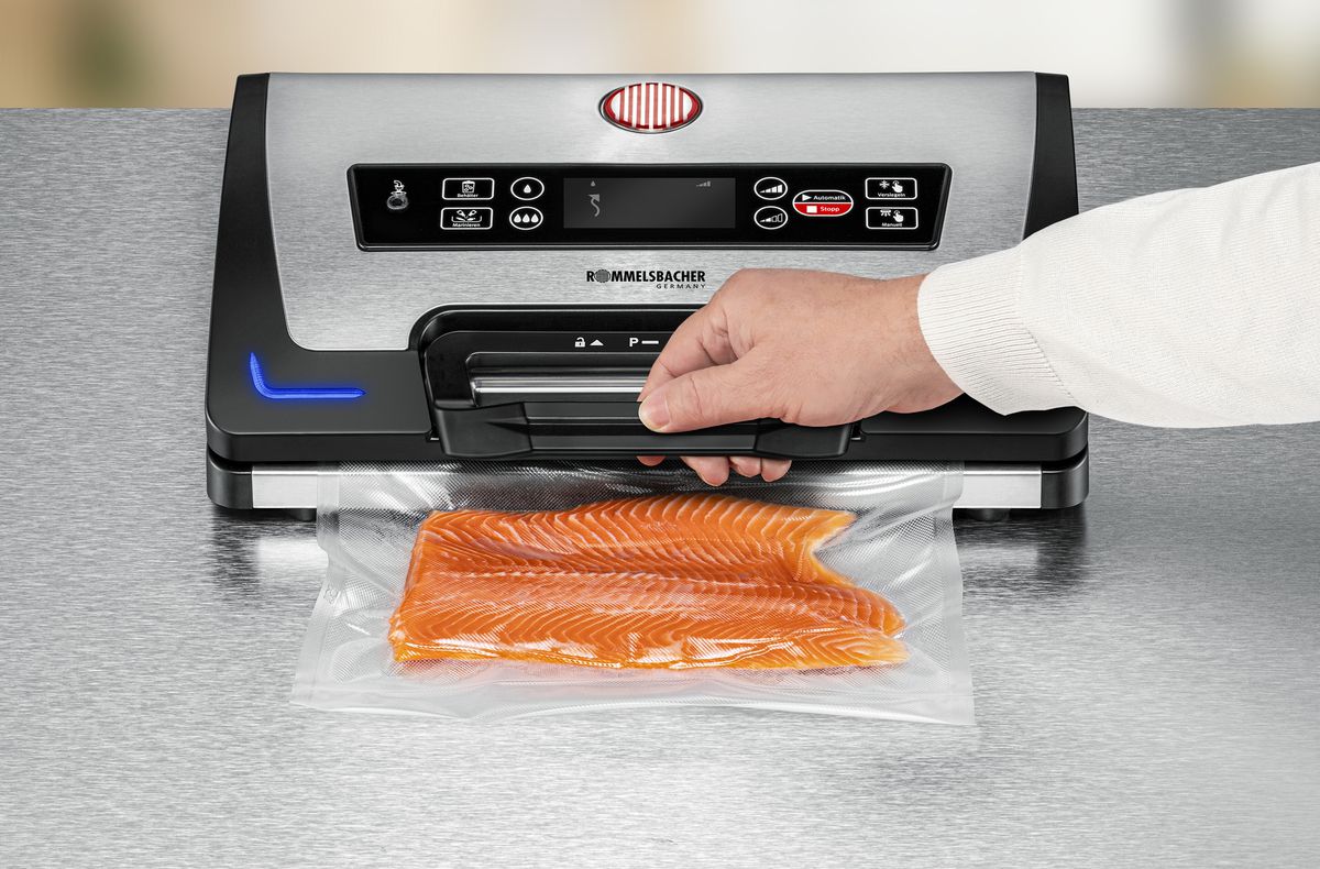 Vakuumiergerät VAC 585 - Vakuumierergerät, Schwarz/Silber, 140W