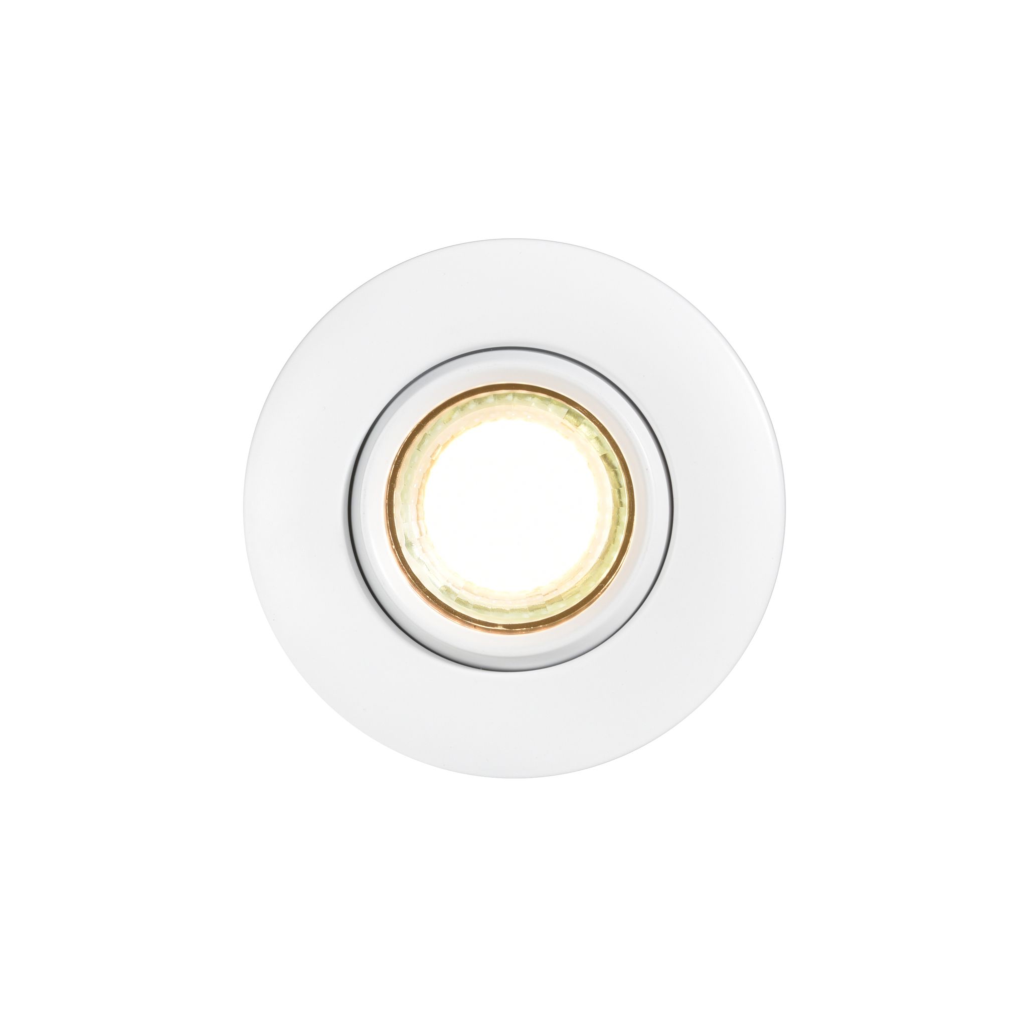 Einbaudownlight UMBERTO - GU10 (exkl.), max. 7.5W, IP44, weiss, optional (Leuchtmittel), D=79mm, B=96mm, H=66mm, BL=76mm