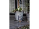 Solar Decoration Flame - Grau, Lichtfarbe Gelb