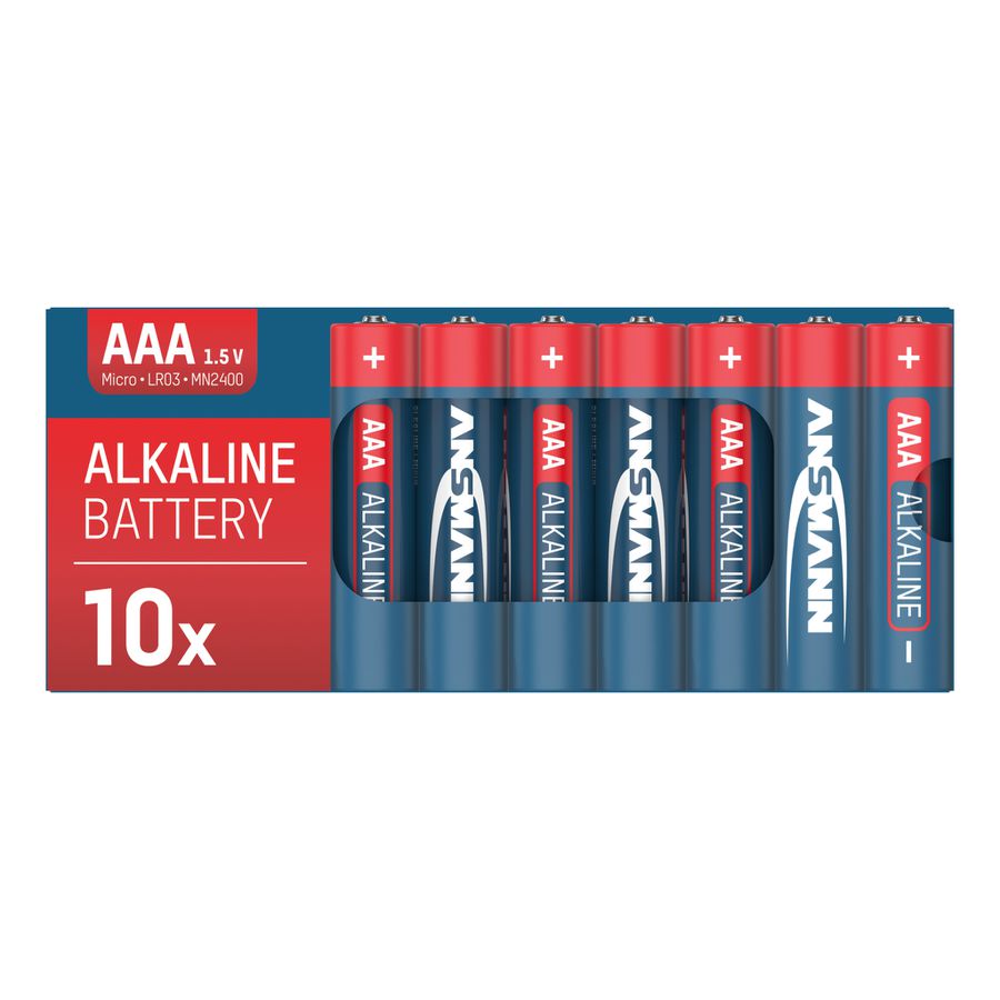 Alkaline Batterien 100er Vorteilspack 10x10 AAA - LR03/AAA Batterien 100er Box Retailverpackung