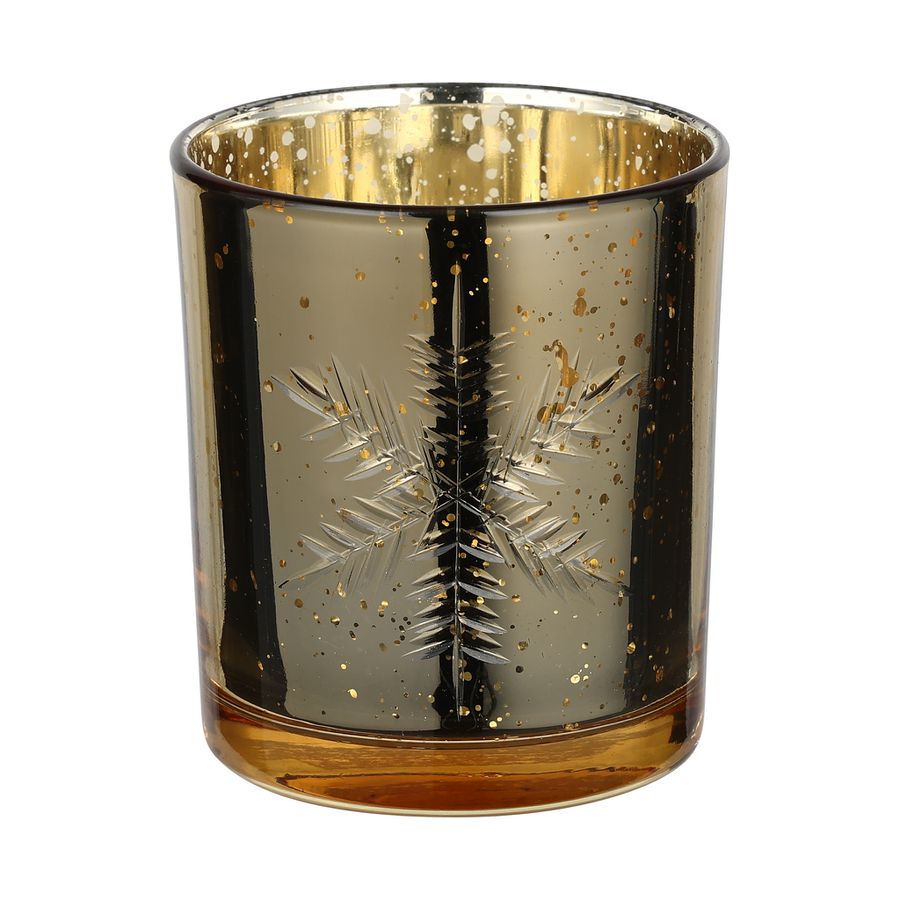 TEELICHTHALTER GOLD Ø70 H-80 LUKUT - TEELICHTHALTER GOLD Ø70 H-80 LUKUT