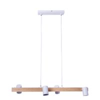 4er Pendelleuchte FRIDA weiß L: 80 cm - GU10, IP20, 40W, 230V